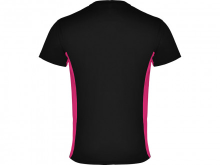 Спортивная футболка Tokyo мужская, черный/яркая фуксия