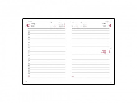 Ежедневник А5 датированный Бумвинил 2025, зеленый