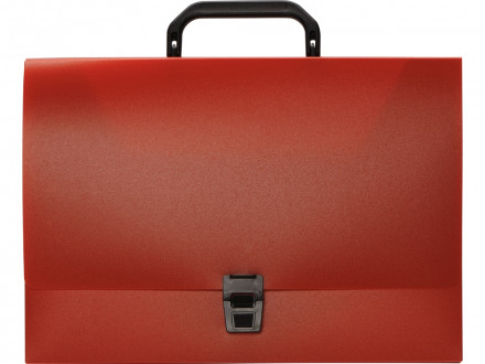 Папка-портфель А4, красный