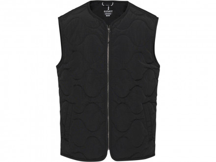 Quartz утепленный жилет унисекс из переработанного материала GRS - сплошной черный