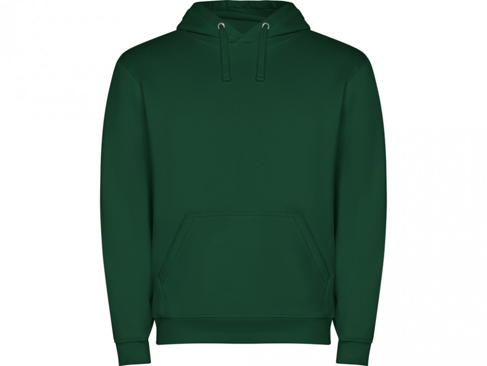Толстовка с капюшоном Capucha мужская, бутылочный зеленый