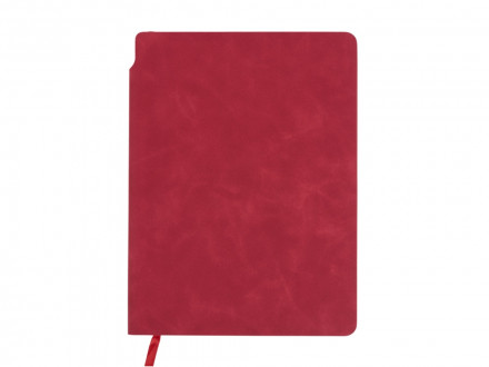 Блокнот А5 Notepeno Max, 96 листов 80 гр/м2 белой FSC бумаги, красный