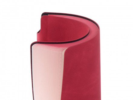 Блокнот А5 Notepeno Max, 96 листов 80 гр/м2 белой FSC бумаги, красный