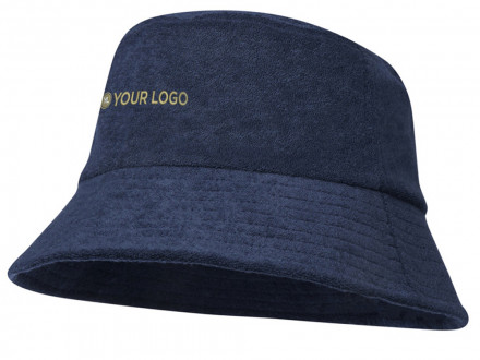 Панама Melo из переработанного махрового материала, сертифицированного GRS - Темно - синий