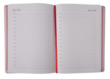 Ежедневник Freenote, недатированный, красный