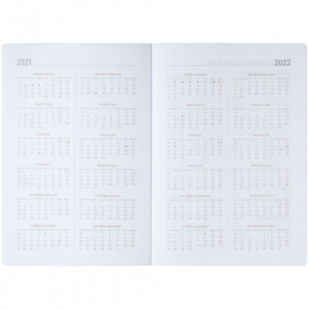 Ежедневник Freenote, недатированный, красный