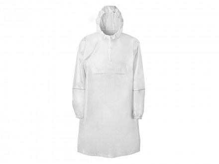 Дождевик - пончо Galaxy со светоотражающими элементами, белый