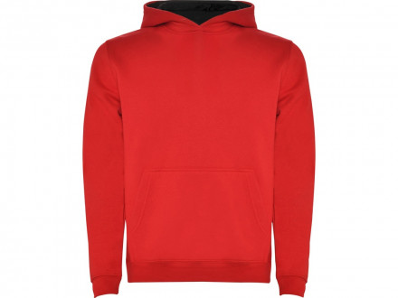 Толстовка с капюшоном Urban детская, красный/черный