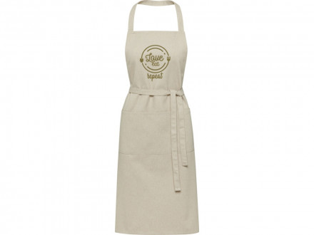 Shara 240 г/м2 Aware™ фартук из переработанного материала - Бежевый