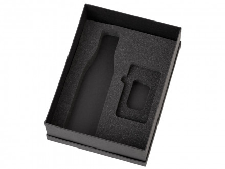 Подарочный набор с термобутылкой и повербанком С2, зеленое яблоко