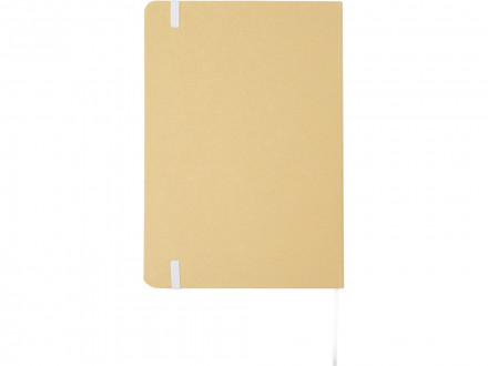 Nelida блокнот формата А5 в твердой обложке из переработанного картона - Белый