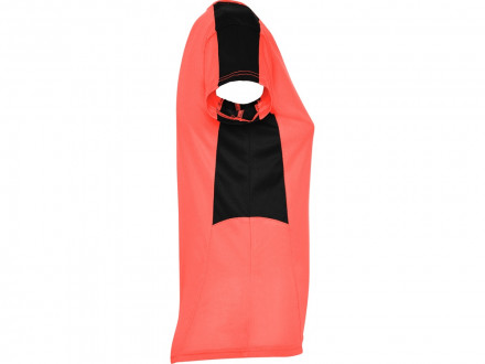 Футболка Suzuka женская, неоновый коралловый/черный