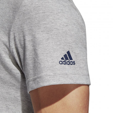 Рубашка поло Essentials Base, серый меланж