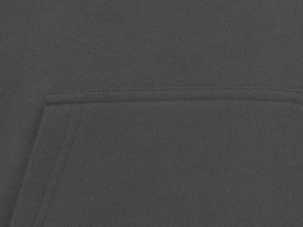 Толстовка с капюшоном оверсайз Berlin унисекс, темно-серый