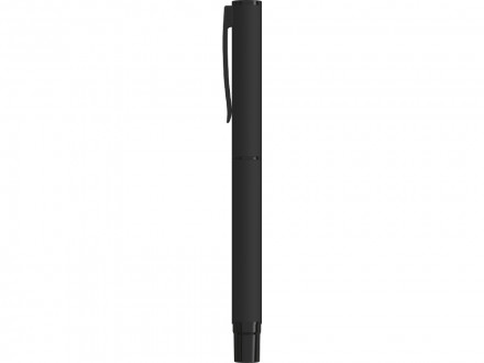 Ручка-роллер Mood R Gum soft-touch, черный