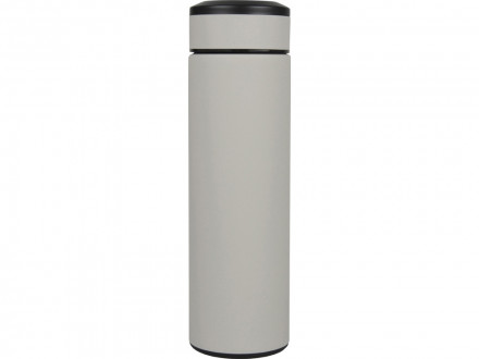 Термос Confident с покрытием soft-touch 420мл, серый