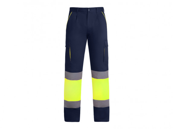 Брюки Enix мужские, нэйви/неоновый желтый