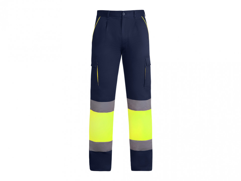 Брюки Enix мужские, нэйви/неоновый желтый