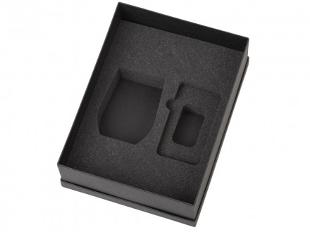 Подарочный набор с термокружкой и повербанком С1, 5000 mAh, темно-синий