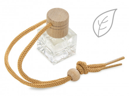 Подарочный набор с обложкой для автодокументов и автоароматизатором зеленый чай, черный