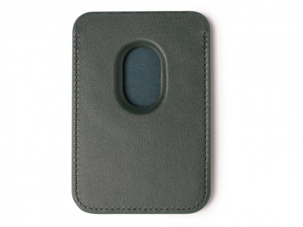 Магнитный картхолдер Cairo, темно-зеленый