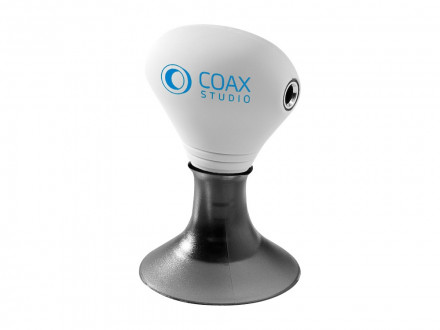 Музыкальный сплиттер-подставка для телефона Spartacus 2 в 1, белый/черный