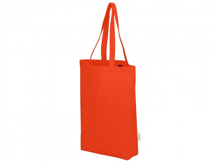 Сумка Fixy из переработанного хлопка с фиксирующей эластичной лентой, оранжевый