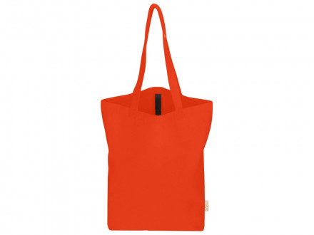 Сумка Fixy из переработанного хлопка с фиксирующей эластичной лентой, оранжевый