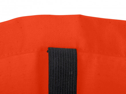 Сумка Fixy из переработанного хлопка с фиксирующей эластичной лентой, оранжевый