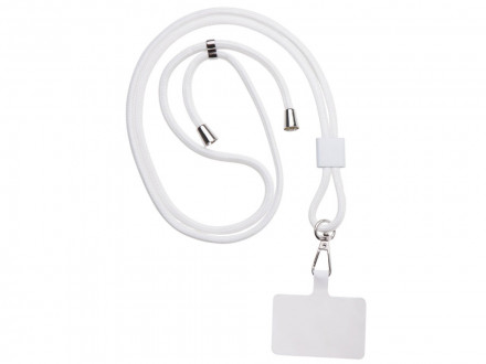 Ремешок на шею для телефона Риксо, белый