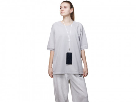 Ремешок на шею для телефона Риксо, белый