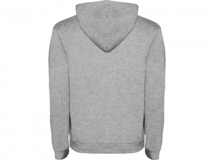 Толстовка с капюшоном Urban детская, серый меланж/черный