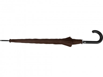Зонт-трость полуавтомат Алтуна, темно-коричневый