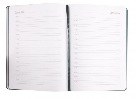 Ежедневник Freenote, недатированный, зеленый