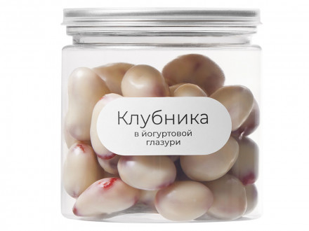 Клубника в йогуртовой глазури, 140 гр