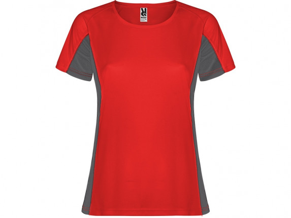 Футболка Shanghai женская, красный/графитовый