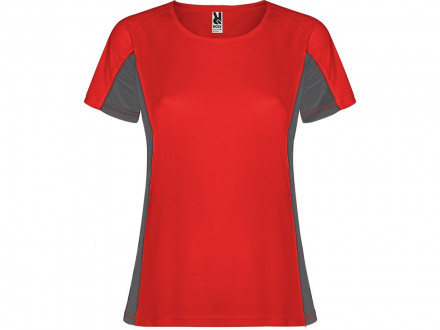 Футболка Shanghai женская, красный/графитовый