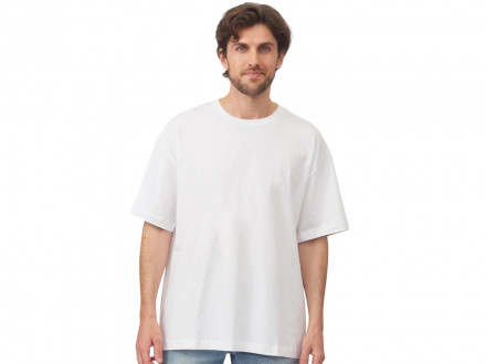 Футболка оверсайз Vienna унисекс , белый