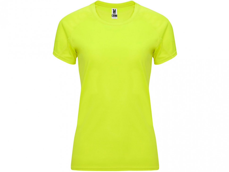 Футболка Bahrain женская, неоновый желтый