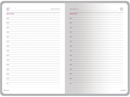 Ежедневник недатированный А6 Sidney Nebraska, черный (серебряный обрез)