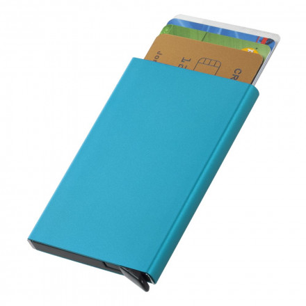 Футляр для пластиковых карт Motion, голубой