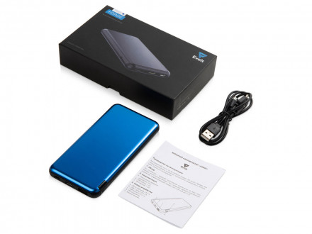 Внешний аккумулятор Forge v.2 металл, 10000mah, синий