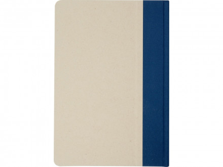 Liliana блокнот формата А5 в твердой обложке из пластика из сахарного тростника - Синий