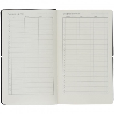 Ежедневник Nubuk, недатированный, бордовый