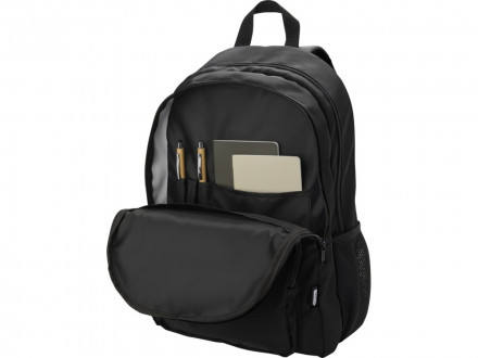 Рюкзак для ноутбука Trend Plus 15GRS из переработанного материала объемом 20 литров, сплошной черный