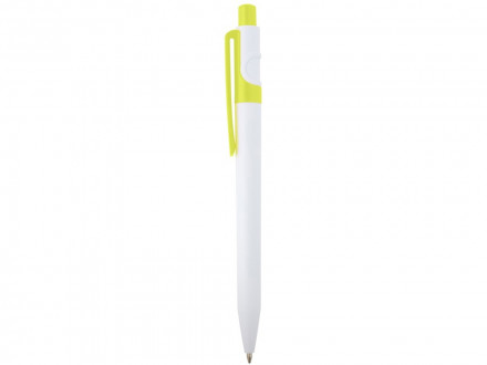 Unica шариковая ручка из переработанной пластмассы - Зеленый лайм (черные чернила)