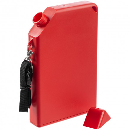 Бутылка для воды Flatbed, красная