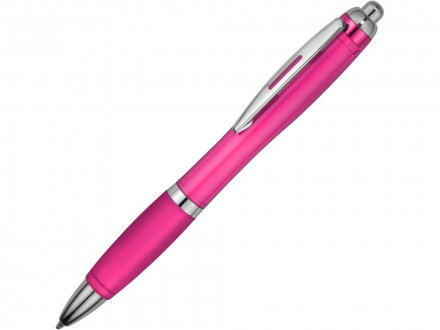 Ручка пластиковая шариковая Nash, розовый, синие чернила