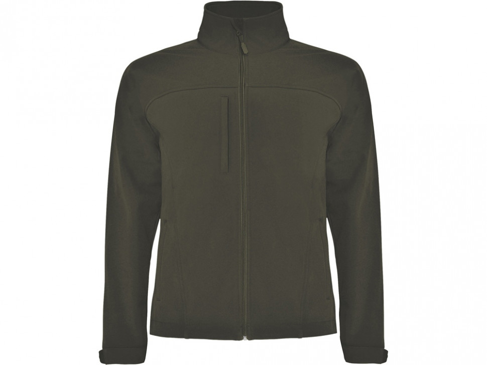Куртка софтшелл Rudolph мужская, темный армейский зеленый