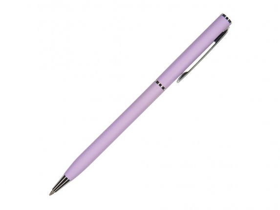Ручка шариковая автоматическая BrunoVisconti® PALERMO цвет корпуса сиреневый, soft-touch, 0.7 мм